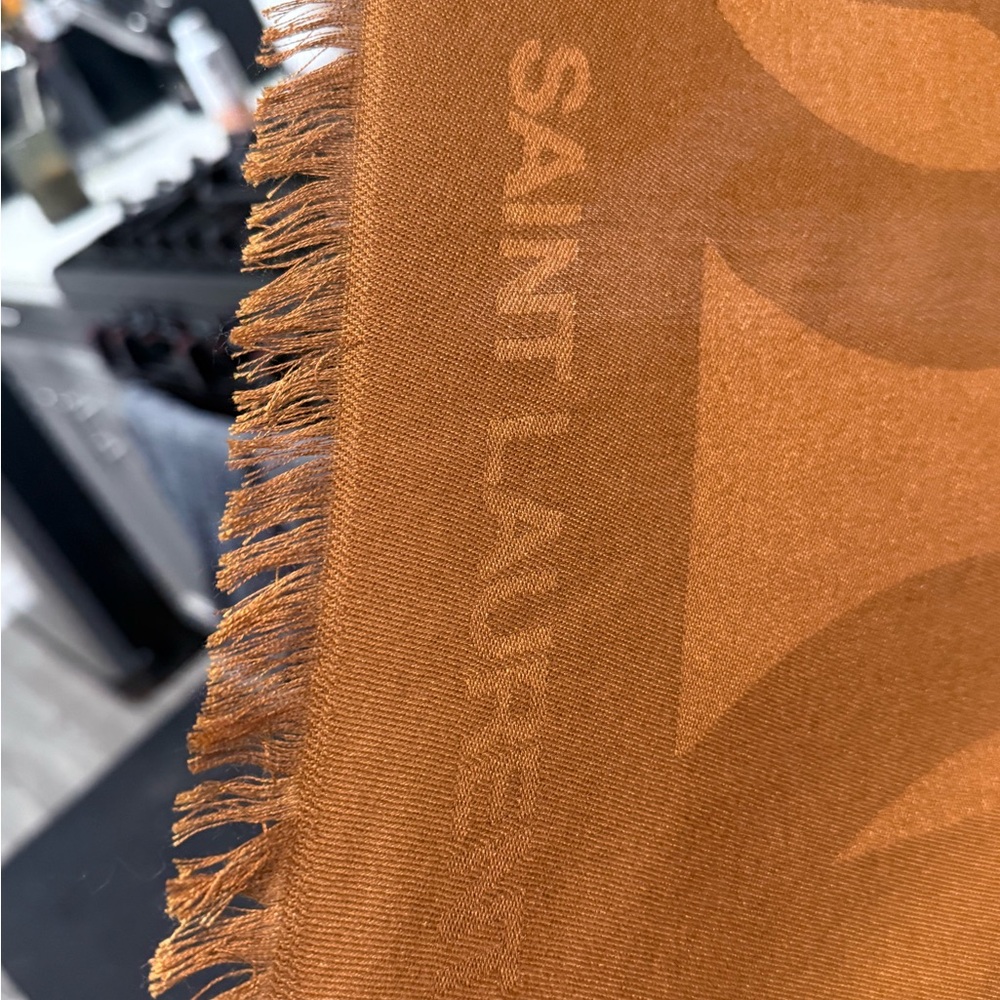 Saint Laurent Cassandre Print Scarf - Picture 4 of 10